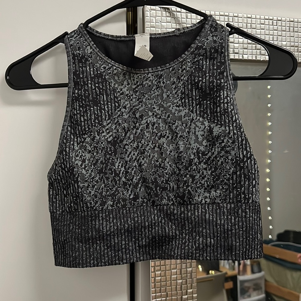lululemon camp high neck crop top tank